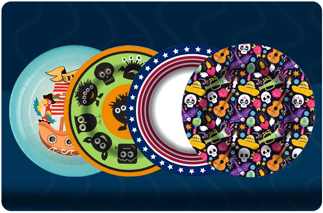 custom printed paper plates